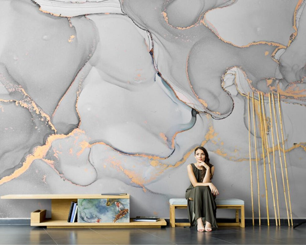 3D Wallpaper Abstract Marble SKU# WAL0028